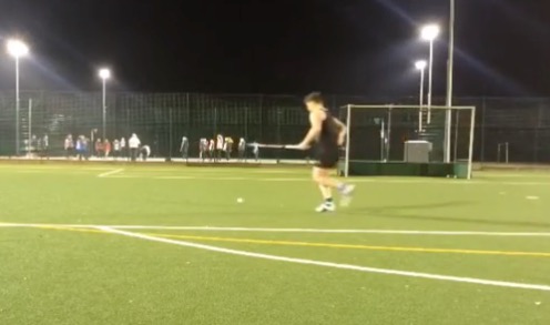eenhandige backhand